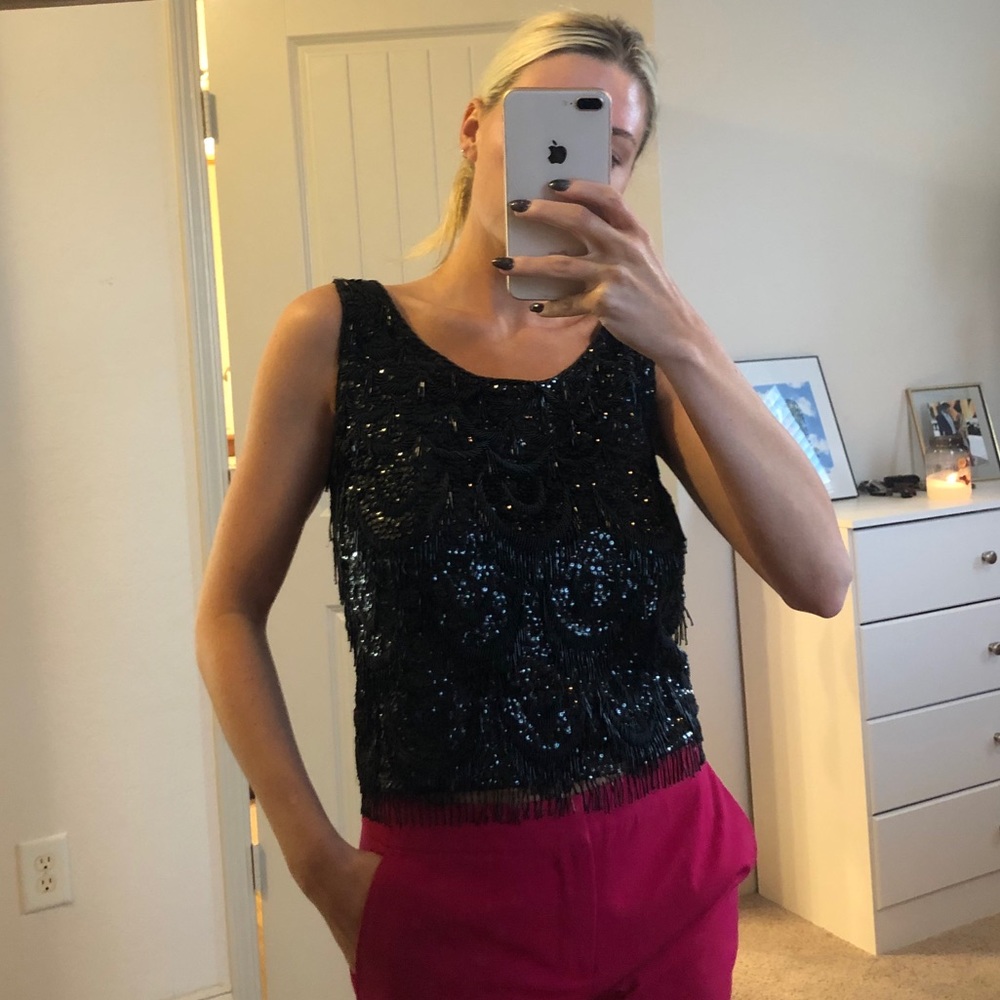 Amazing vintage black top